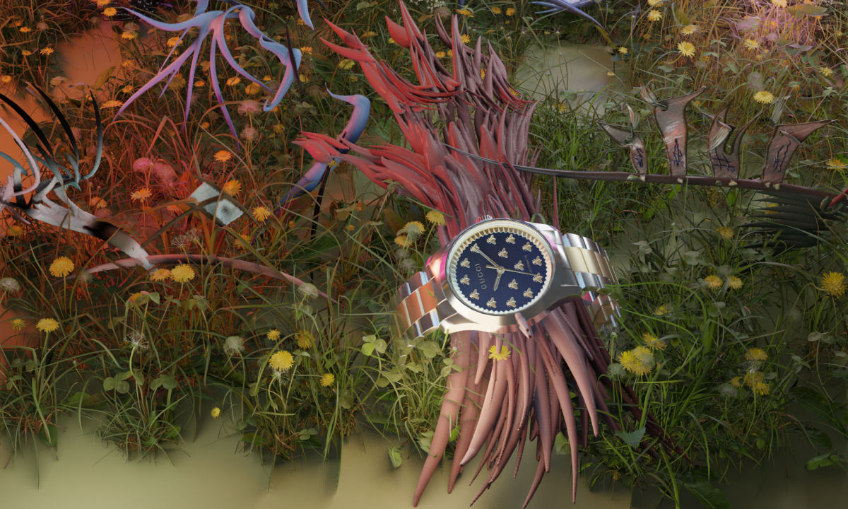 以系列腕表为主角，GUCCI 联合艺术家展开 G-Timeless 创意合作