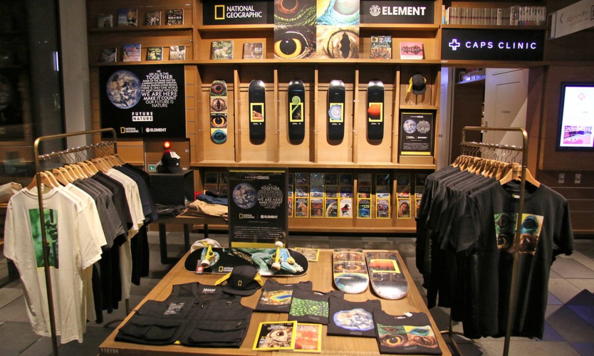 《国家地理》x Element Pop-Up Store 东京开催
