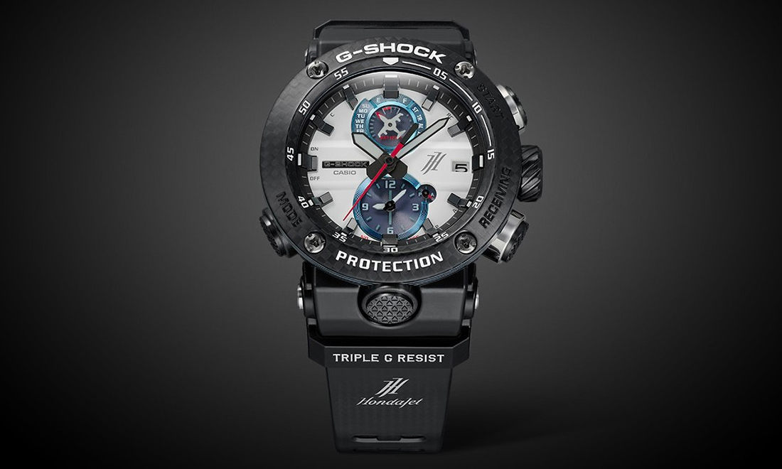HondaJet x G-SHOCK 发布航空概念 GWR-B1000HJ 限量腕表