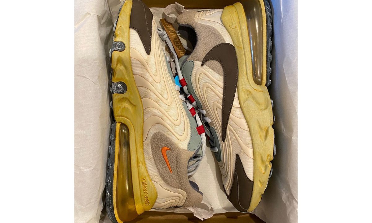 Travis Scott x Nike Air Max 270 React 亲友限定版本实物曝光