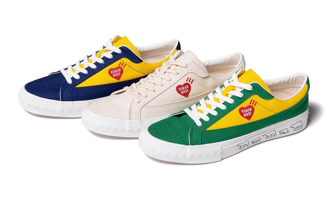 HUMAN MADE 上架 Canvas Sneakers 系列鞋履设计