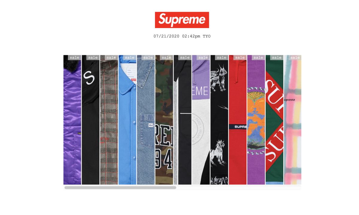 Supreme 官网开启折扣活动，最低 5 折