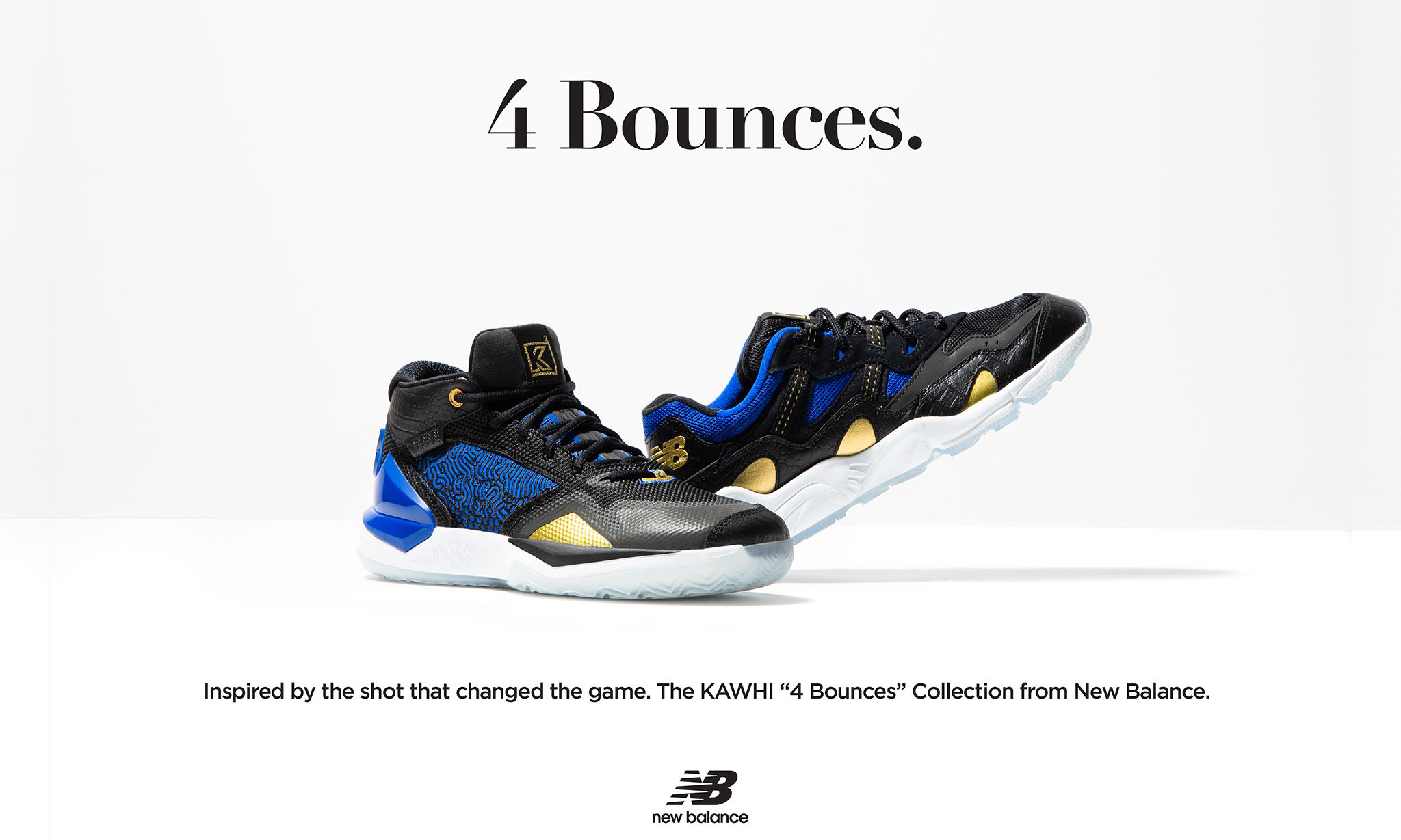 庆祝荣耀瞬间，New Balance 携手科怀·伦纳德发布首款 The Kawhi「4 Bounces」签名篮球鞋