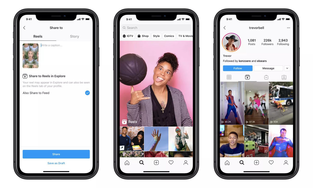 被指山寨 TikTok，Instagram Reels 功能上线
