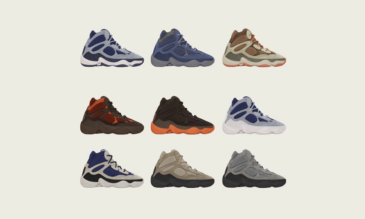 抢先预览 Yeezy 500 High 众多新配色
