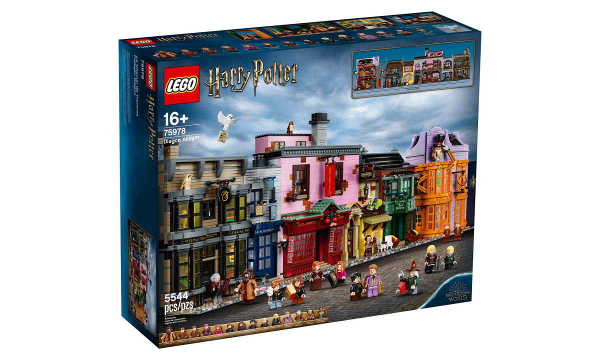 长度超 1 米!LEGO 75978《哈利·波特》对角巷套组公开