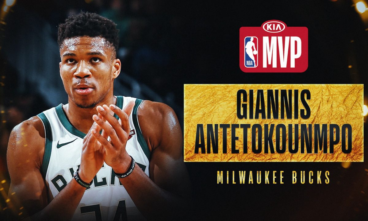 字母哥当选 NBA 2019-20 赛季常规赛 MVP