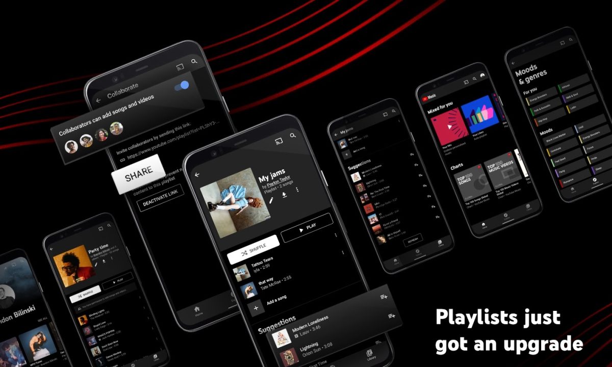 YouTube Music 导入 AI，为你的歌单加入建议