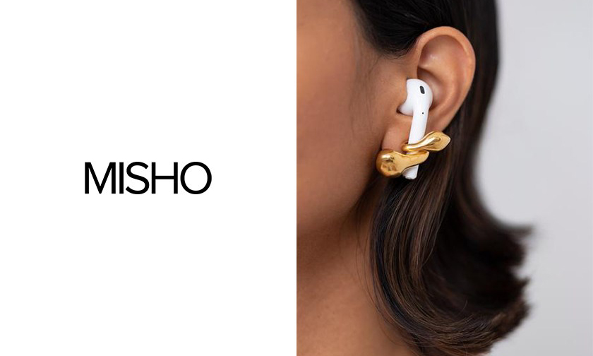 英国配饰品牌 MISHO 推出专为 AirPods 打造的耳饰