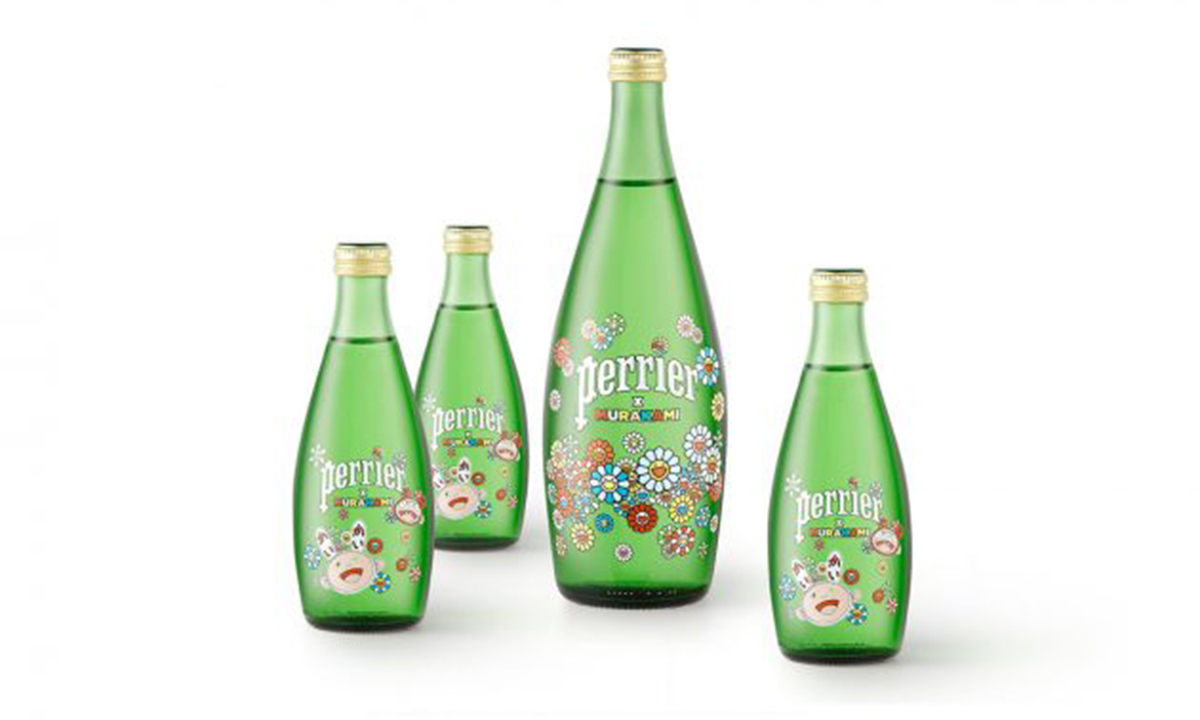 PERRIER 与村上隆合作，推出限定包装气泡水