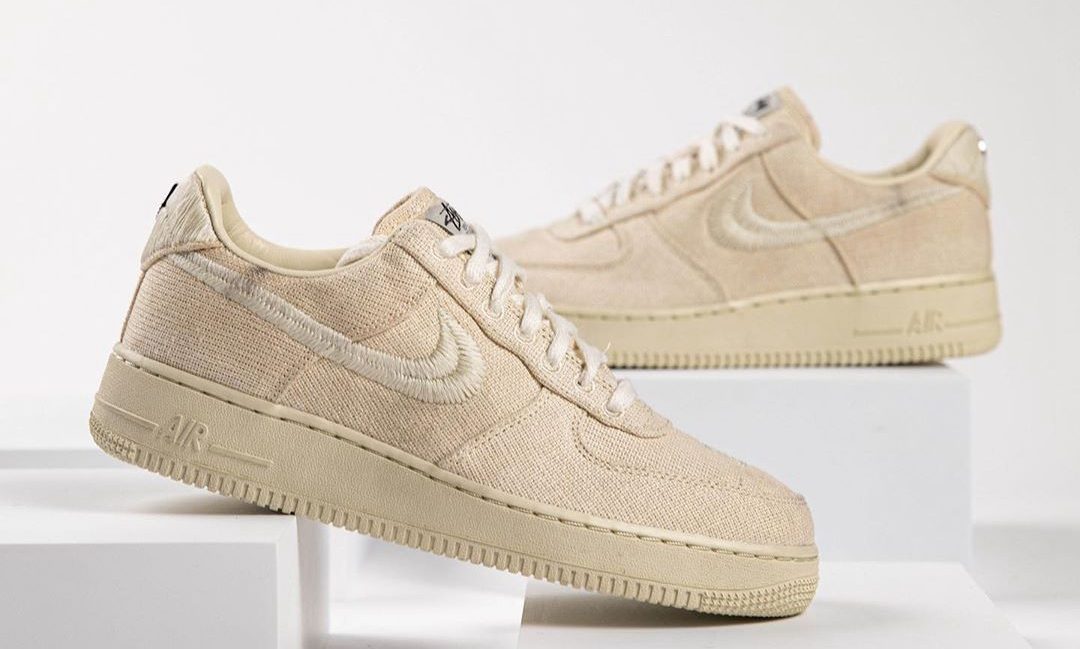 近赏 Stüssy x Nike Air Force 1 双色联乘设计