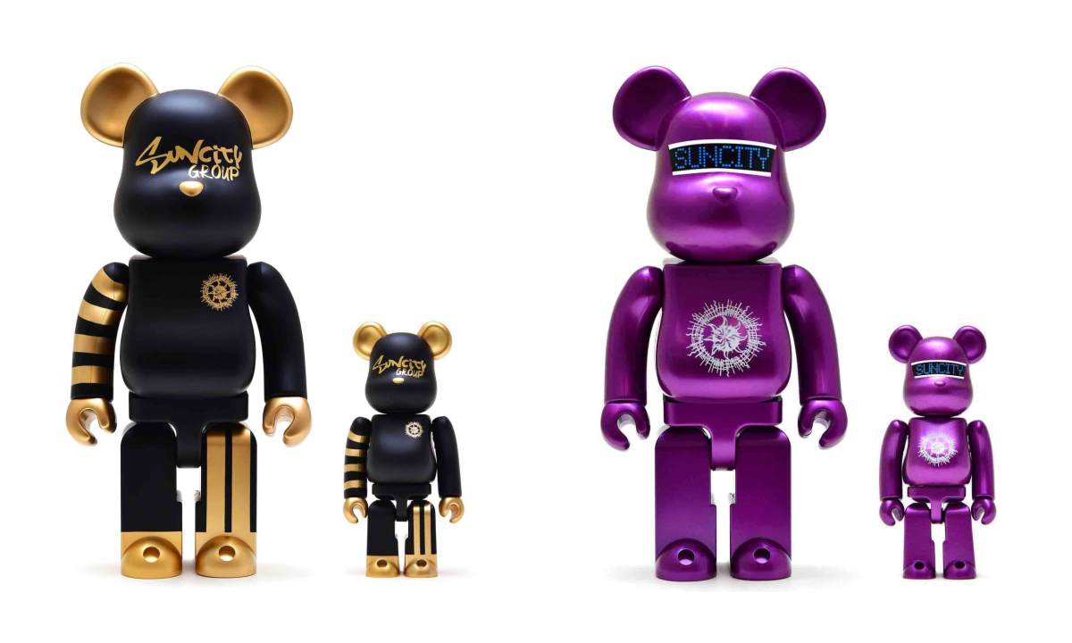 SUNCITY x MEDICOM TOY 联名 BE@RBRICK 限定公仔释出