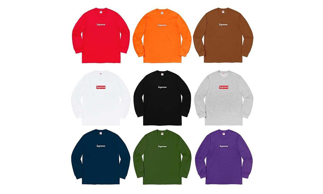 Supreme Box Logo 长袖 T-Shirt 终于将在本周发售