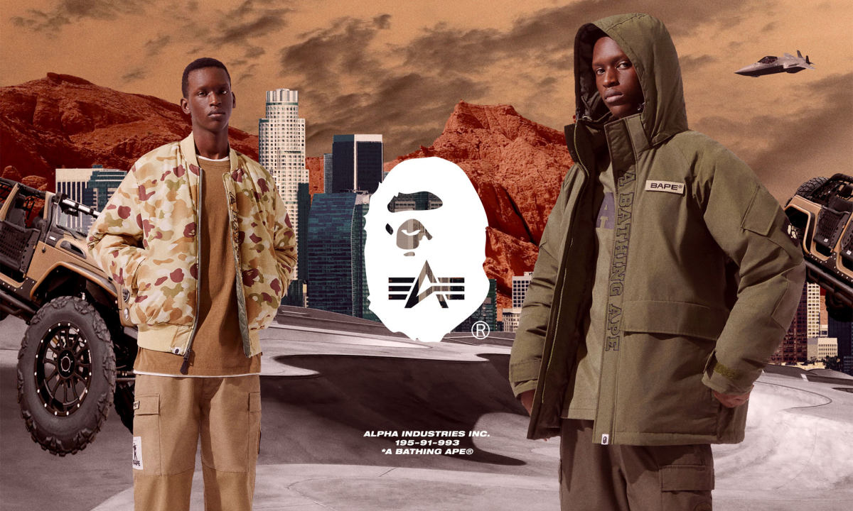 A BATHING APE®️ x ALPHA INDUSTRIES 全新联乘系列发布