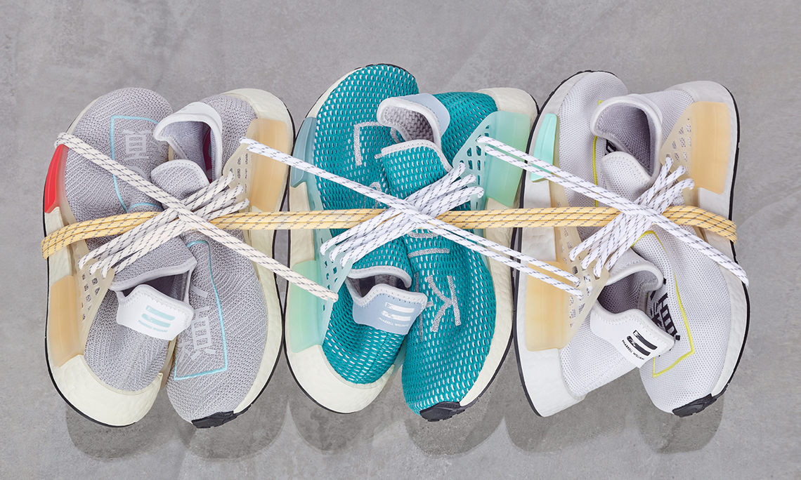 Pharrell Williams x adidas NMD Hu 地区限定配色全览