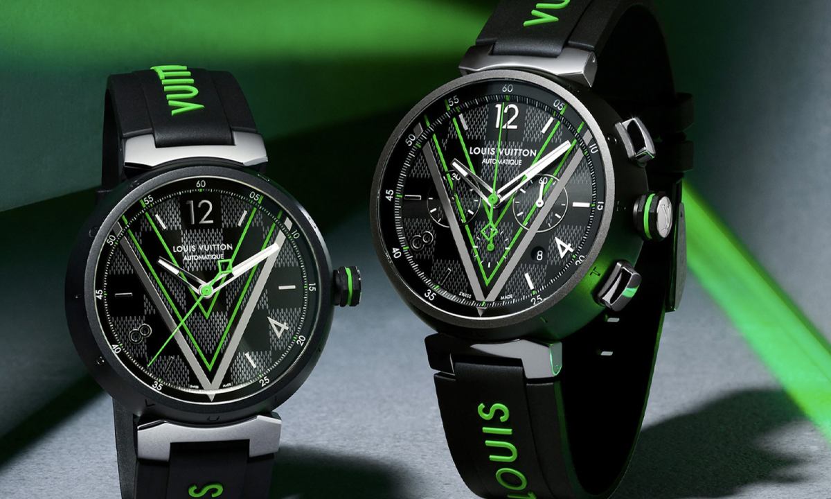 LOUIS VUITTON 推出全新 TAMBOUR DAMIER 腕表