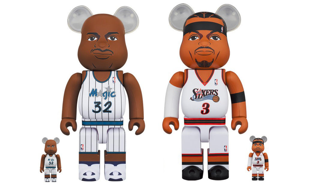 MEDICOM TOY 推出奥尼尔与艾弗森版本 BE@RBRICK