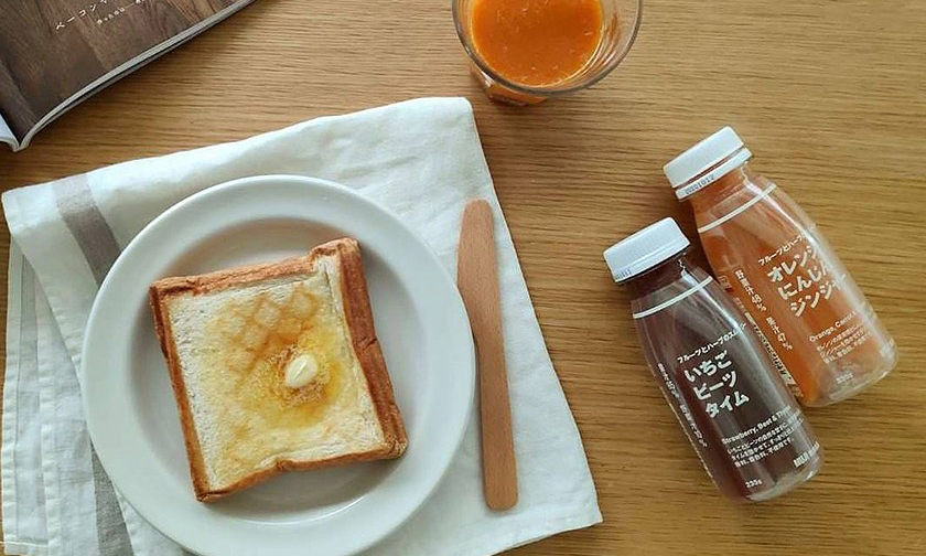 天然食材调理制作，MUJI 推出新品蔬果果昔