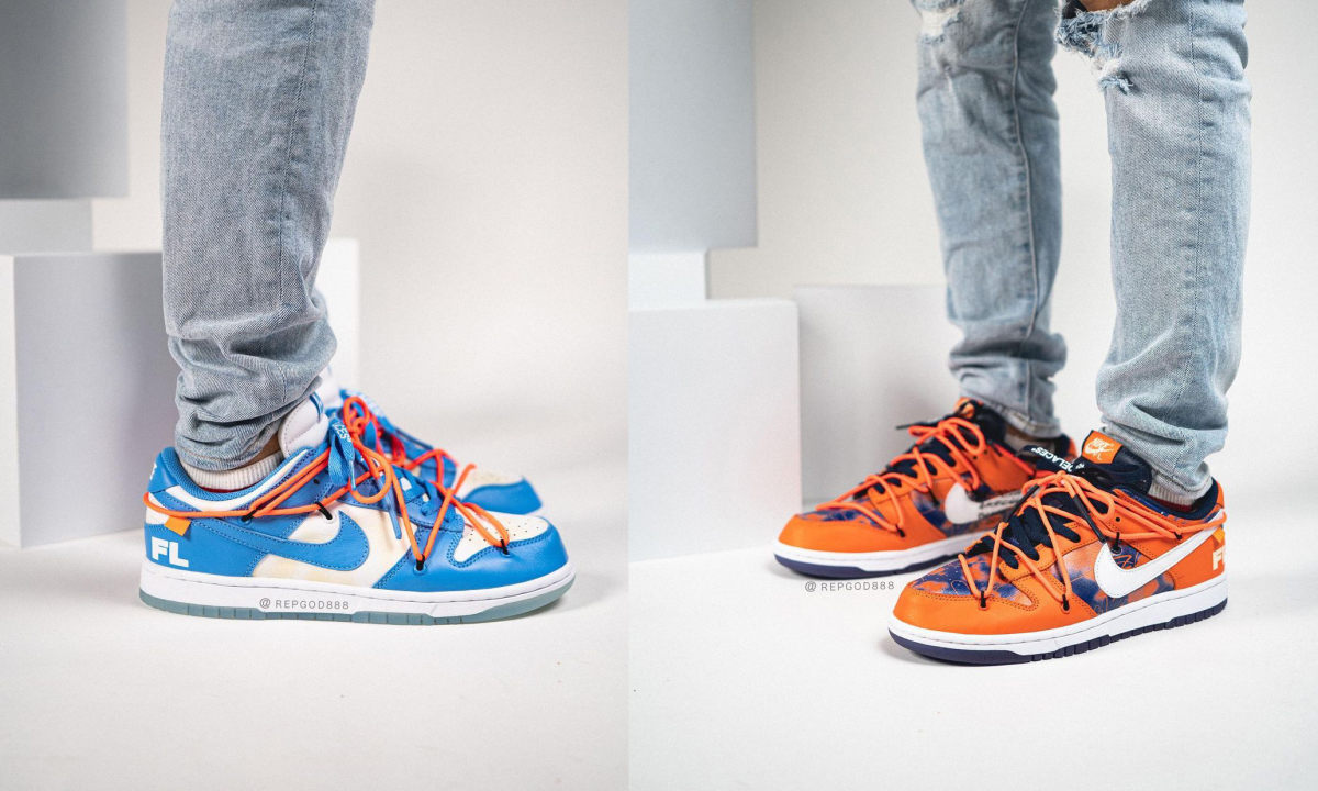 Off-White™ x Futura Laboratories x Nike Dunk Low 上脚预览