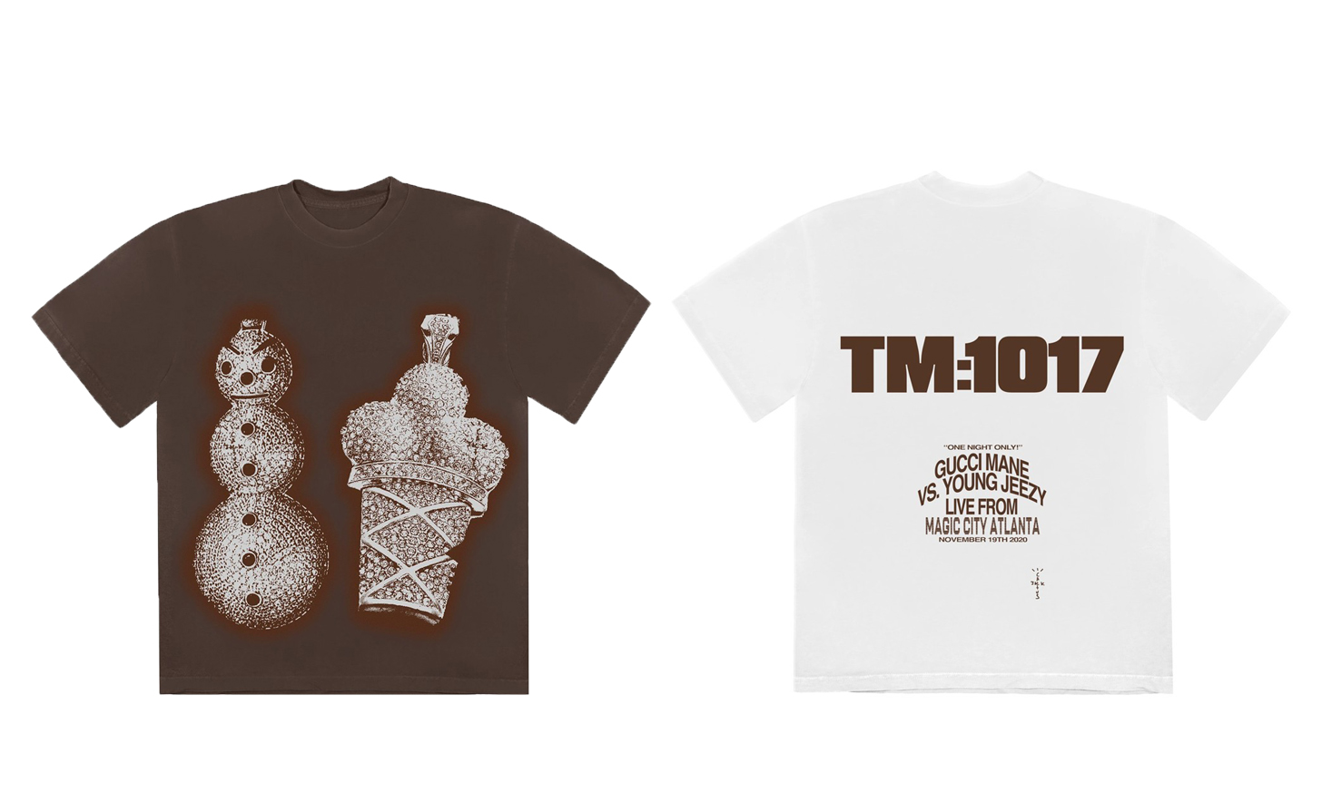 Travis Scott 推出周边 T恤纪念 Gucci Mane 与 Jeezy 的「世纪之战」