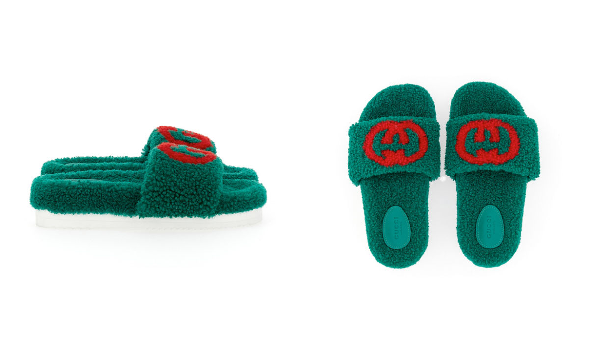吸睛单品，GUCCI 于圣诞季推出毛毛拖鞋