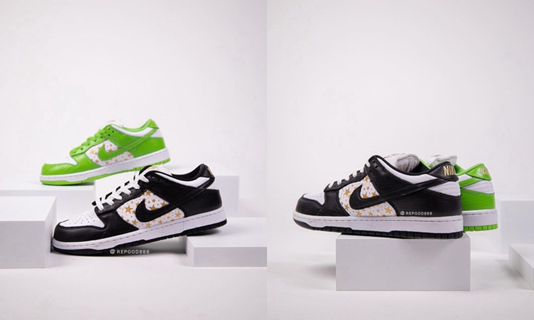 Supreme x Nike SB Dunk Low 2021 联乘系列实物近赏