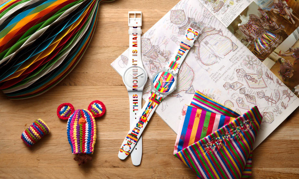 SWATCH 携手韩国艺术家 DOROTHY M. YOON 推出两款艺术家特别腕表
