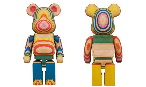 Haroshi 与 MEDICOM TOY 携手 Karimoku 打造全新木质 BE@RBRICK 玩偶