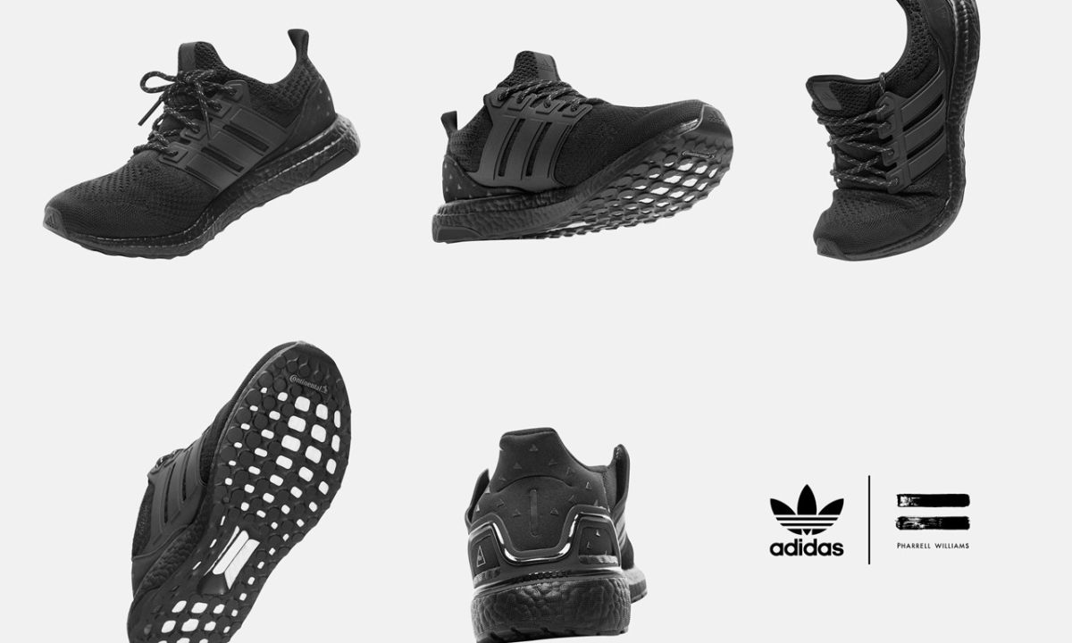 Pharrell Williams x adidas Originals 全新「Triple Black」系列释出