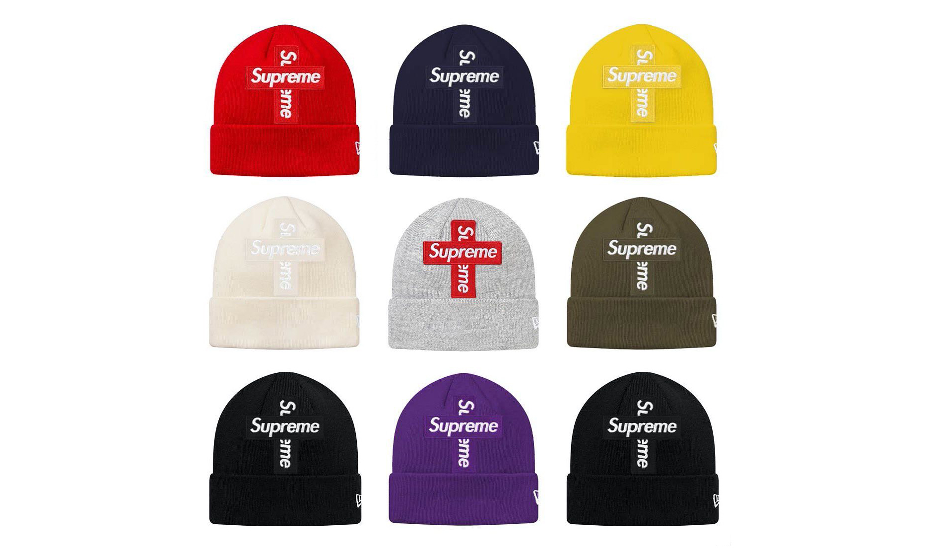 Supreme x New Era Cross Box Logo 冷帽本周发售