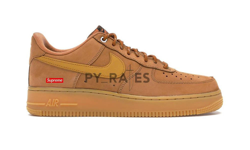 Supreme x Nike Air Force 1「Flax」配色明年上架