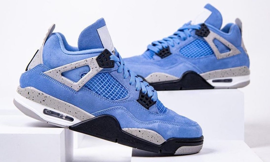 Air Jordan IV「University Blue」细节近赏