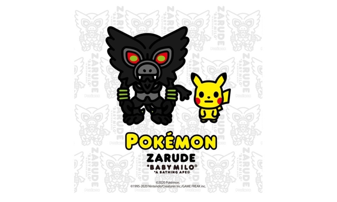 「ZARUDE」现身 BAPE® x 《Pokémon》最新联名服饰