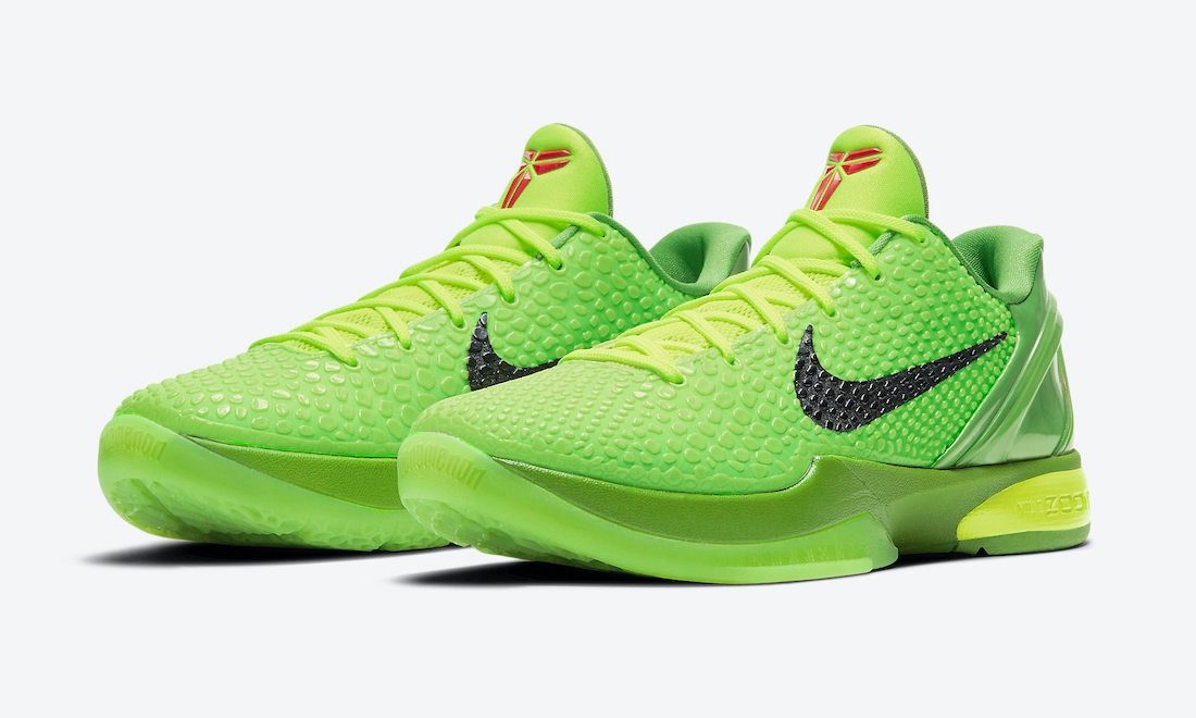 Nike Kobe 6 Protro「Grinch」官图释出