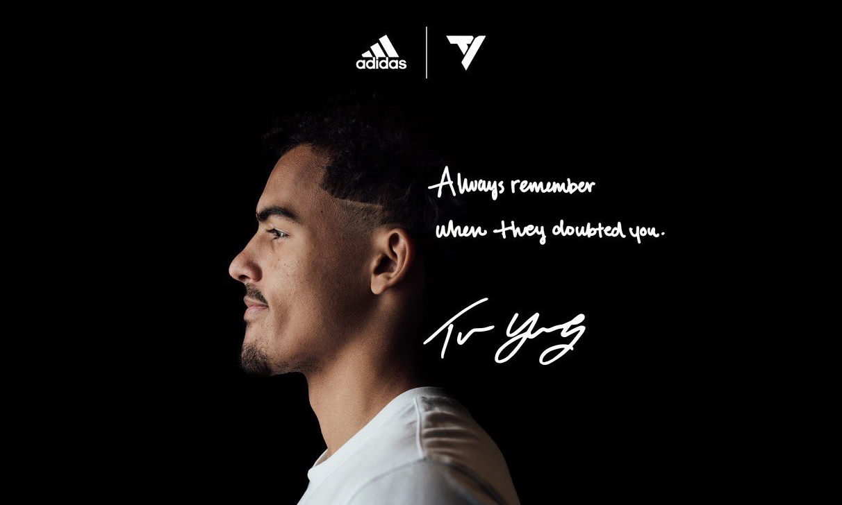 2021 年登场，特雷·杨获得 adidas 签名鞋