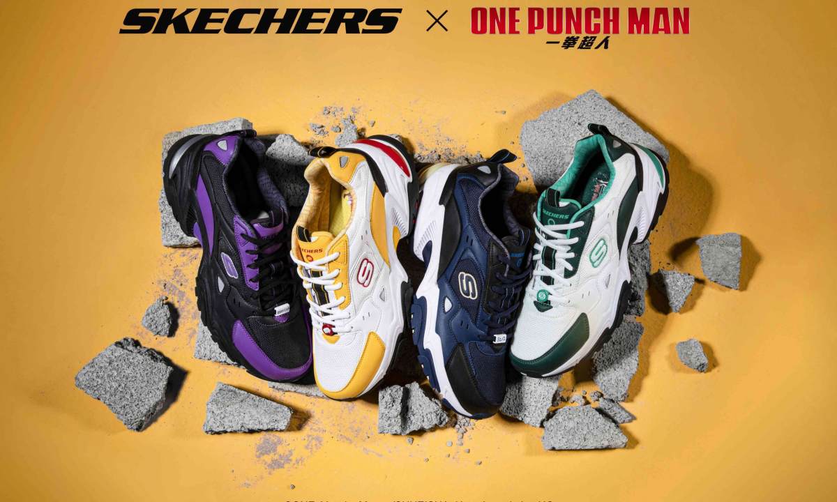 《一拳超人》x SKECHERS 联名系列即将登场