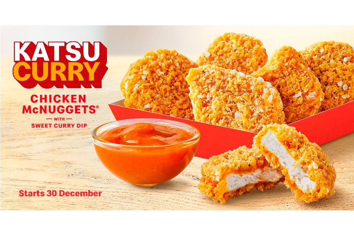 麦当劳在英国推出日式咖喱口味麦乐鸡块