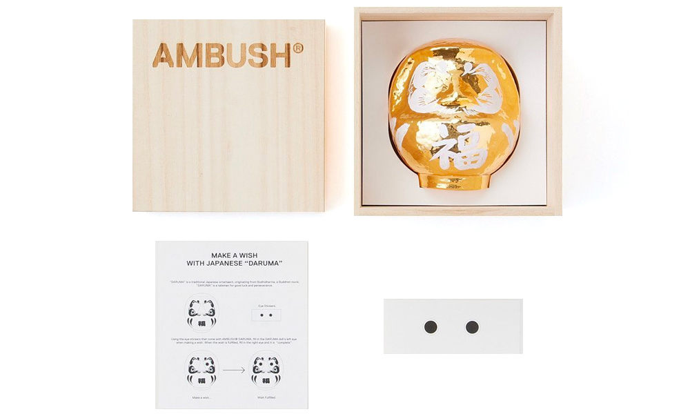 庆祝新年，AMBUSH 打造「达摩娃娃」雕塑