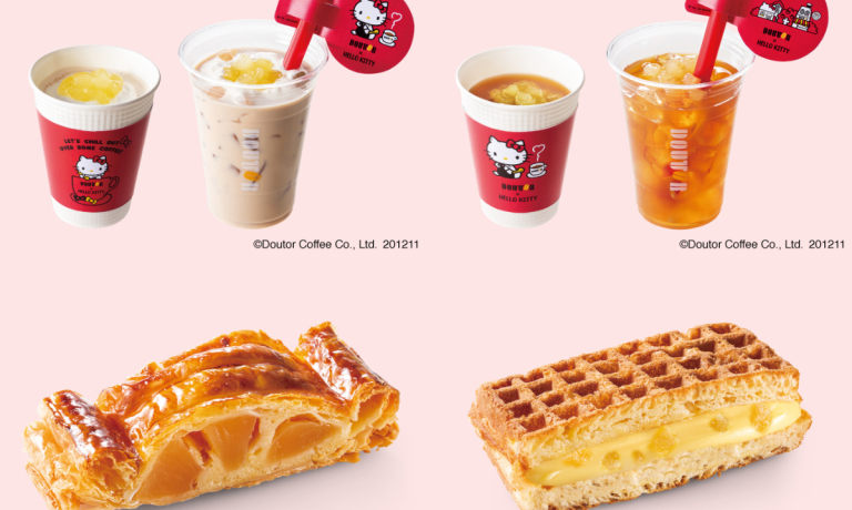 日本国民咖啡品牌 Doutor 与 Hello Kitty 推出限定系列