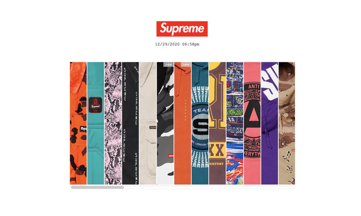 Supreme 即将开启季末折扣清仓活动