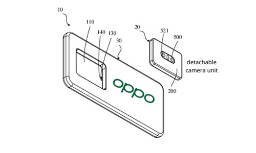 OPPO 新申请可拆卸摄像头专利，可拆卸摄像头智能手机或将到来