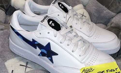A BATHING APE® x Reebok Club C 联名鞋款提前释出