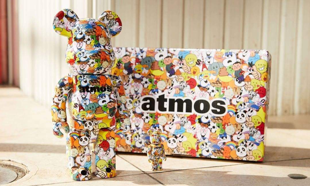 atmos x MEDICOM TOY 全新联乘 BE@RBRICK 公开