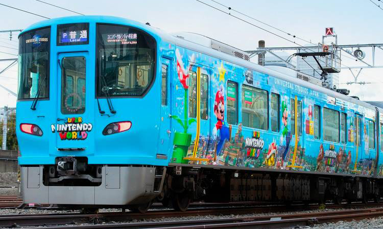 日本环球影城携 JR 西打造「超级任天堂世界」主题列车