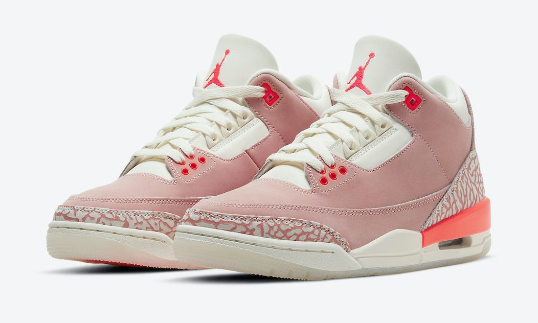 Air Jordan III「Rust Pink」细节近赏