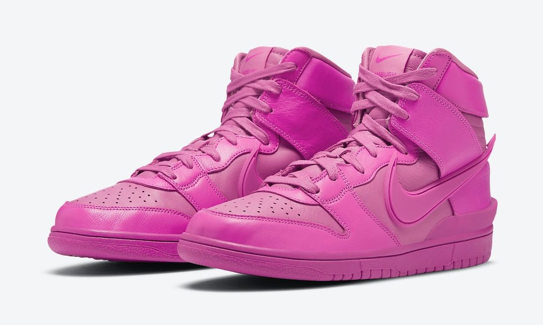 AMBUSH x Nike Dunk High「Cosmic Fuchsia」官图释出