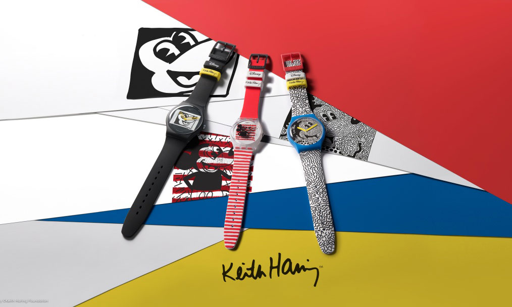 Disney Mickey Mouse x Keith Haring Collection by Swatch 腕表系列亮相