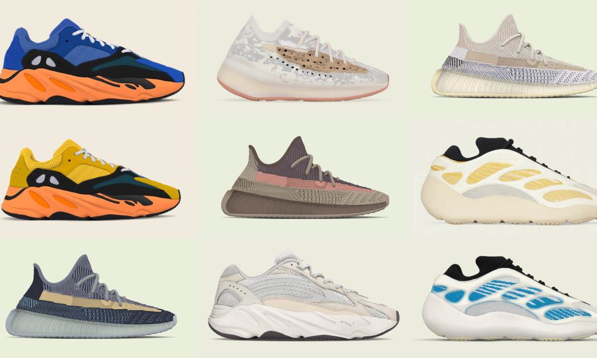 adidas Yeezy 2021 年发售计划清单先览