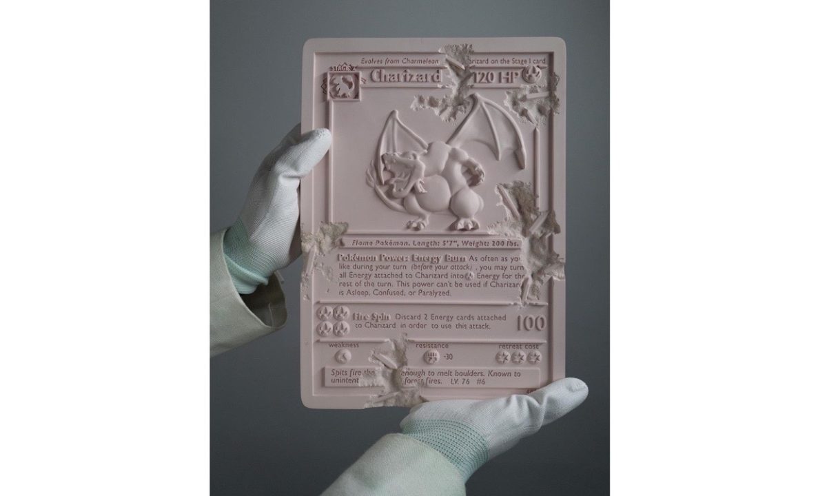 Daniel Arsham 释出最新作品「CHARIZARD CARD」