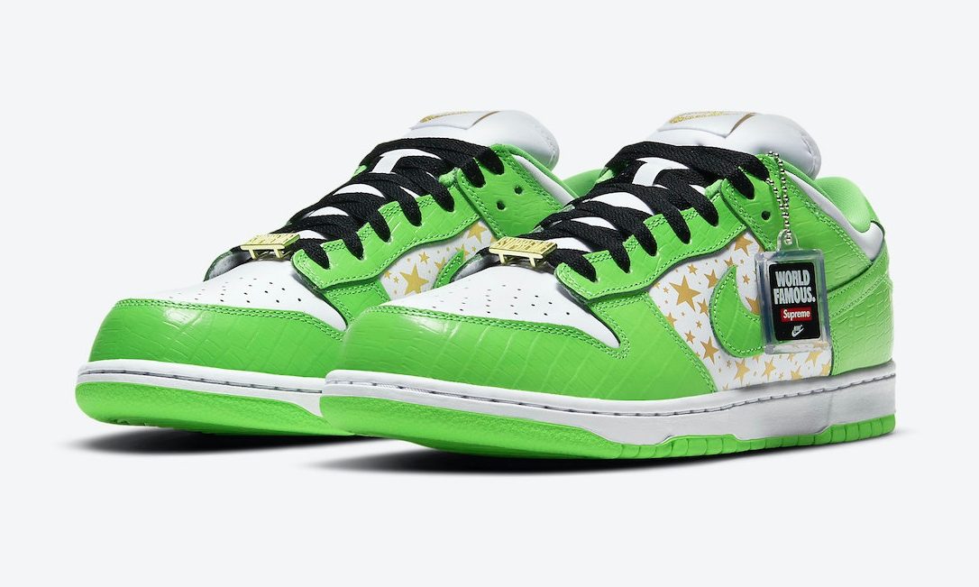 Supreme x Nike SB Dunk Low「Mean Green」官图释出